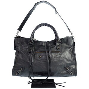 Balenciaga The City Leather Shoulder Bag